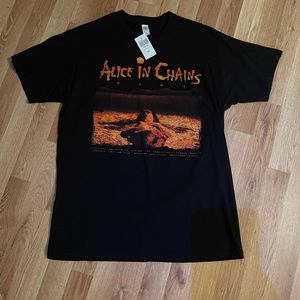 Alice In Chains band tee 90s Alternative rock music NWT
